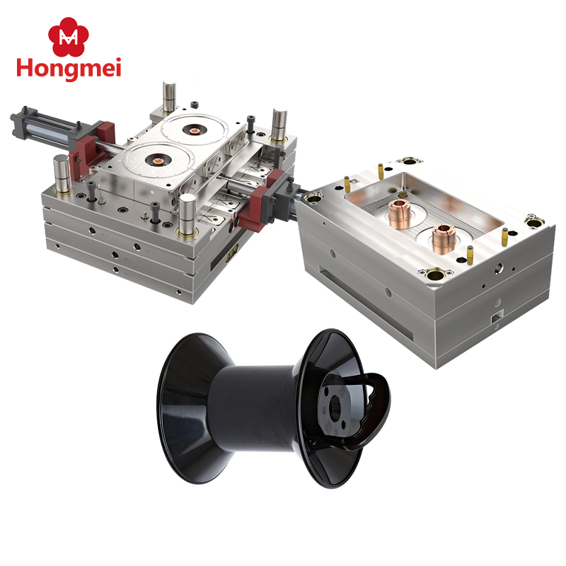 Industrial Wire Spool Reel Bobbin Plastic Injection Mould with Heavy Loading Capacity