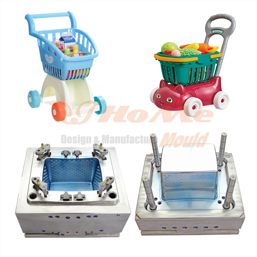 Baby Supermarket Alış-veriş Səbəti Oyuncaq Kalıbı