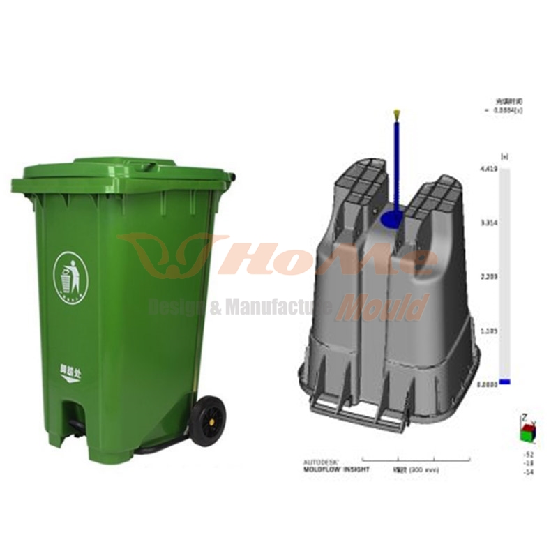 Plastik Sənaye Zibil Bin Kalıbı