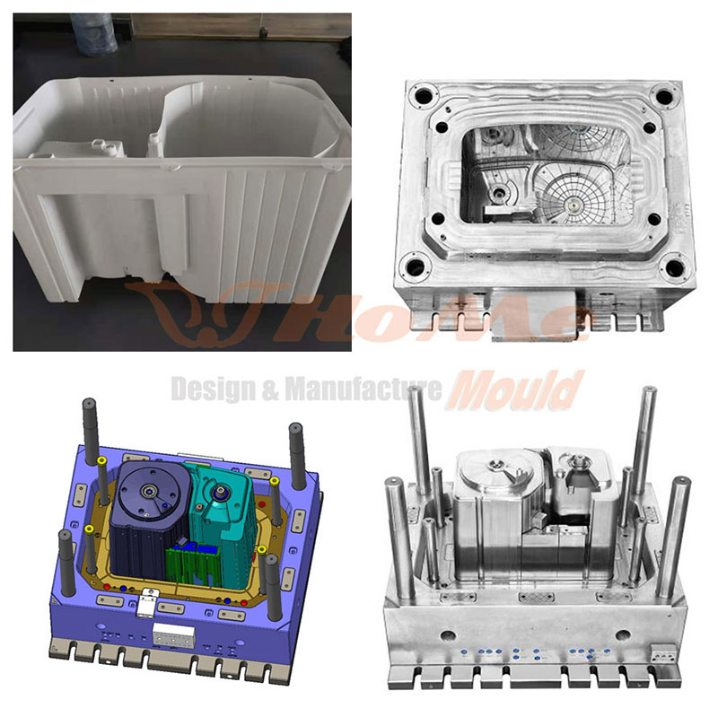 Plastik Twin Tub Paltaryuyan Maşın Kalıbı